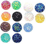 Acrylic Round Druzy Centres