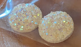 Acrylic Round Druzy Centres