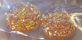 Acrylic Round Druzy Centres