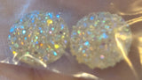 Acrylic Round Druzy Centres