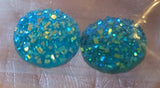 Acrylic Round Druzy Centres