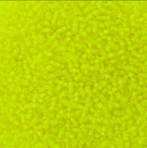 Czech Seed Beads Size 11/0 - C/L Crystal Neon Yellow