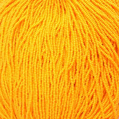 Czech Seed Beads Size 11/0 - Opaque Light Orange