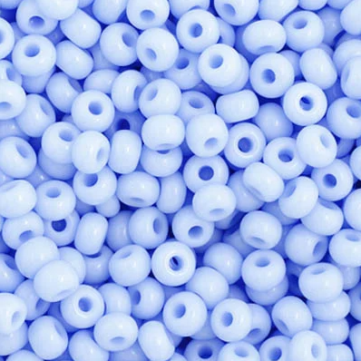 Czech Seed Beads Size 11/0 - Opaque Powder Blue