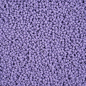 Czech Seed Beads Size 11/0 - Opaque Matte Lavender (Permalux)